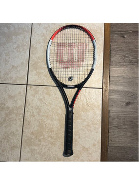 Wilson Pro Staff Precision 100 Tennis Racket Black Red One Size